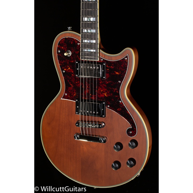 D'Angelico Deluxe Atlantic Baritone Satin Walnut (791) - ULT975560809735