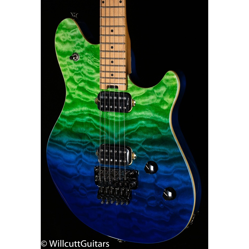EVH Wolfgang WG Standard QM Baked Maple Fingerboard Tahiti Night (664) - ULT975560809953