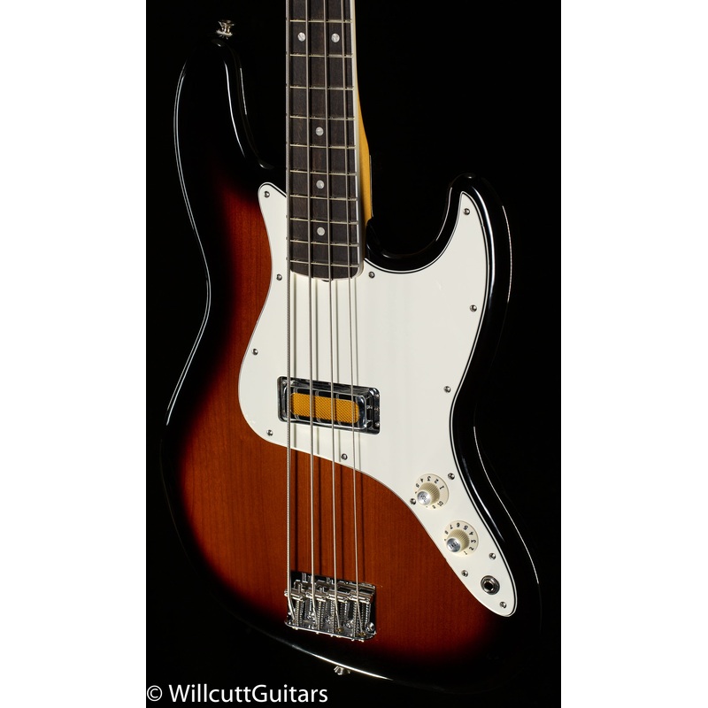 Fender Gold Foil Jazz Bass Ebony Fingerboard 2-Color Sunburst (906) - ULT975560809924