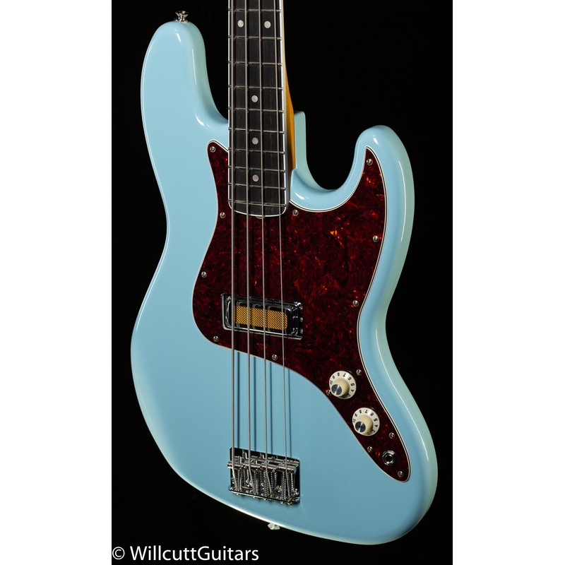 Fender Gold Foil Jazz Bass Sonic Blue (599) - ULT975560810012