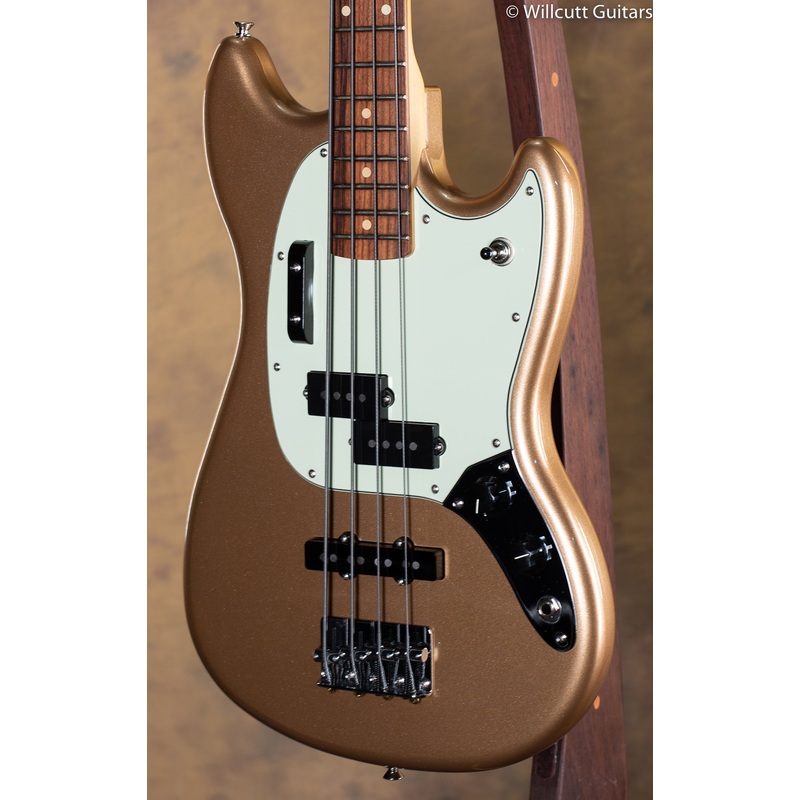 Fender Player Mustang Bass PJ Firemist Gold - ULT975560809804