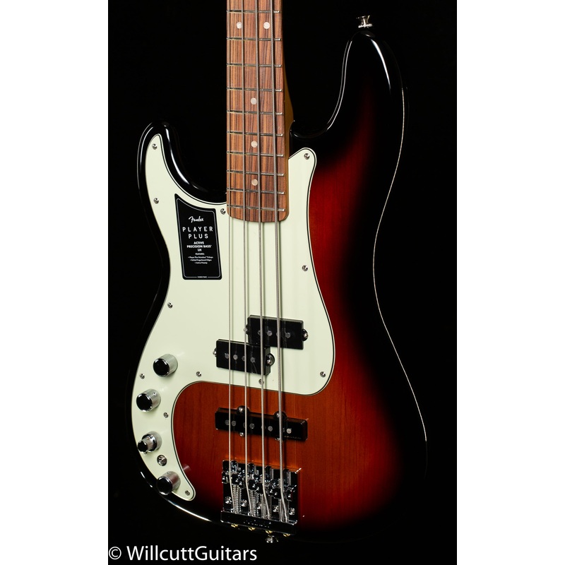 Fender Player Plus Precision Bass 3-Color Sunburst Lefty (399) - ULT975560809993