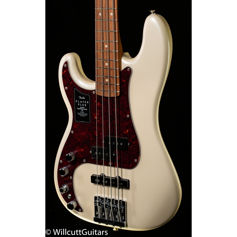 Fender Player Plus Precision Bass Olympic Pearl Lefty (277) - ULT975560809992