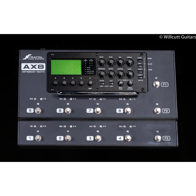 Fractal Audio AX8 Amp Modeler Multi FX Processor - ULT975560810292