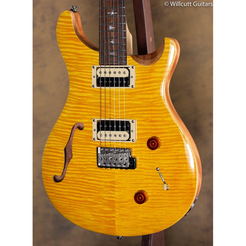 PRS SE Custom 22 Semi-Hollow Santana Yellow - ULT975560809941