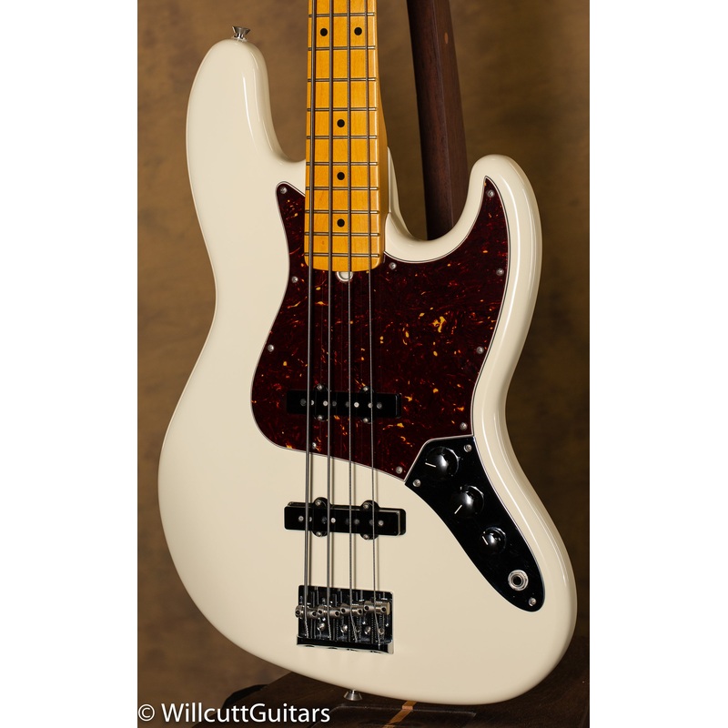 Fender American Professional II Jazz Bass Olympic White Maple Fingerboard - ULT975560809614