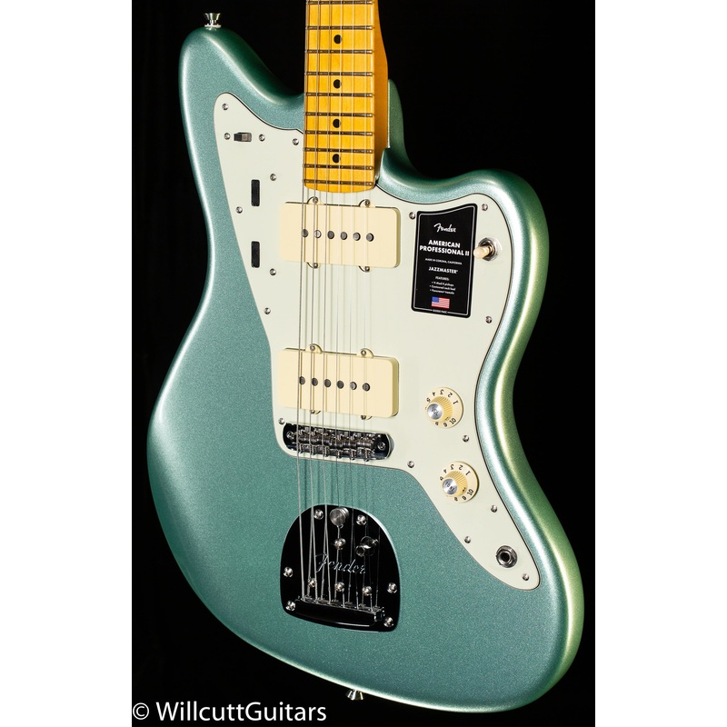 Fender American Professional II Jazzmaster Maple Fingerboard Mystic Surf Green (824) - ULT975560809374