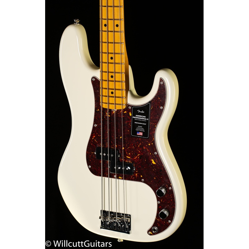 Fender American Professional II Precision Bass Maple Fingerboard Olympic White (923) - ULT975560809193