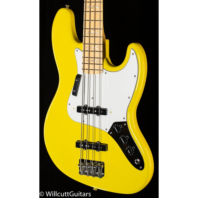 Fender Made in Japan Limited International Color Jazz Bass Maple Fingerboard Monaco Yellow (592) - ULT975560809338