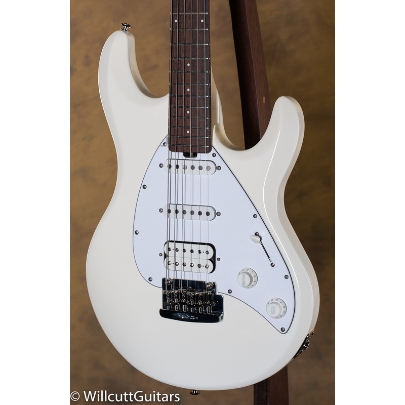 Ernie Ball Music Man Silhouette Special HSS Trem White, Rosewood - ULT975560808656