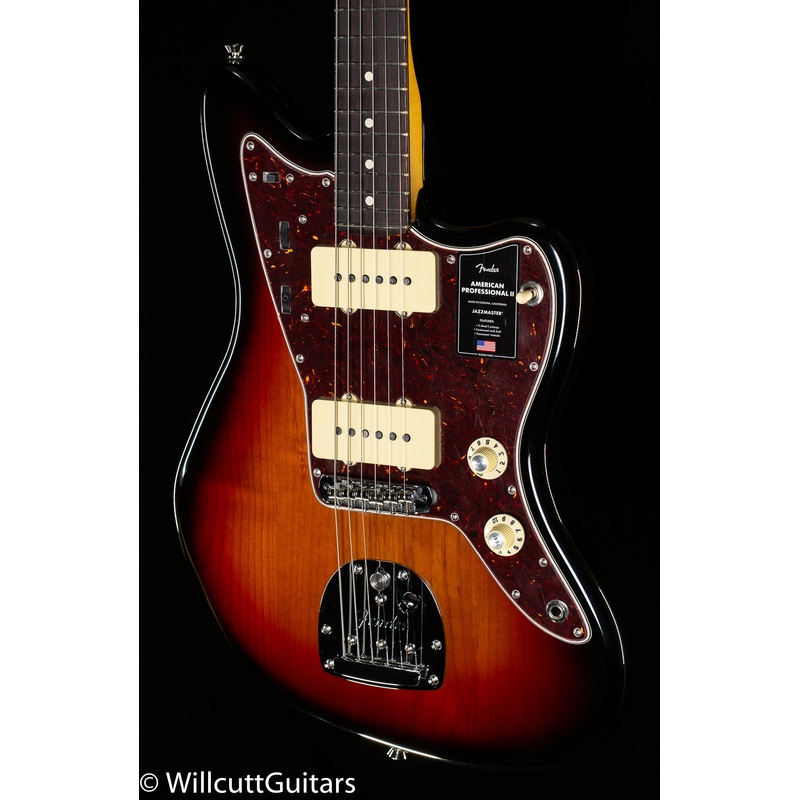 Fender American Professional II Jazzmaster Rosewood Fingerboard 3-Color Sunburst (633) - ULT975560809019