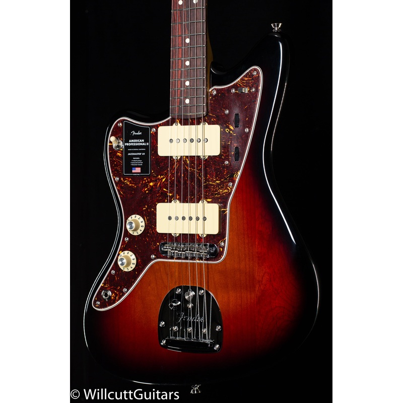 Fender American Professional II Jazzmaster Rosewood Fingerboard 3-Color Sunburst Lefty(543) - ULT975560808873