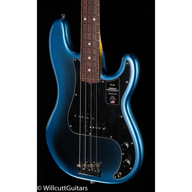 Fender American Professional II Precision Bass Rosewood Fingerboard Dark Night (346) - ULT975560809077