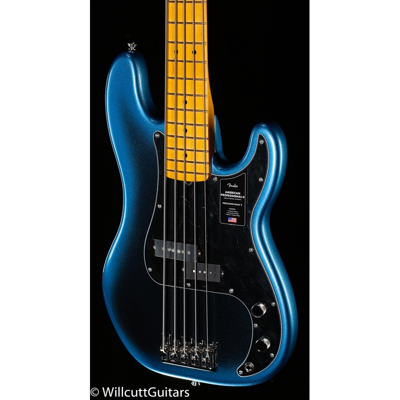 Fender American Professional II Precision Bass V Maple Fingerboard Dark Night (867) - ULT975560809005