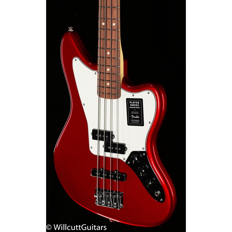 Fender Player Jaguar Bass Pau Ferro Fingerboard Candy Apple Red (263) - ULT975560809008