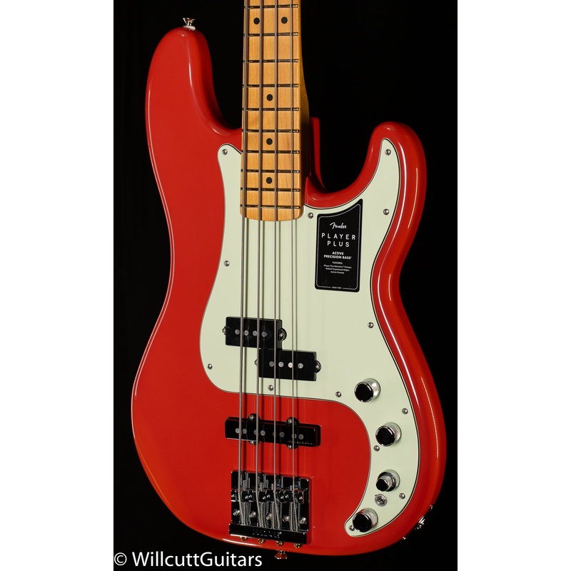 Fender Player Plus Precision Bass Maple Fingerboard Fiesta Red (508) - ULT975560808818