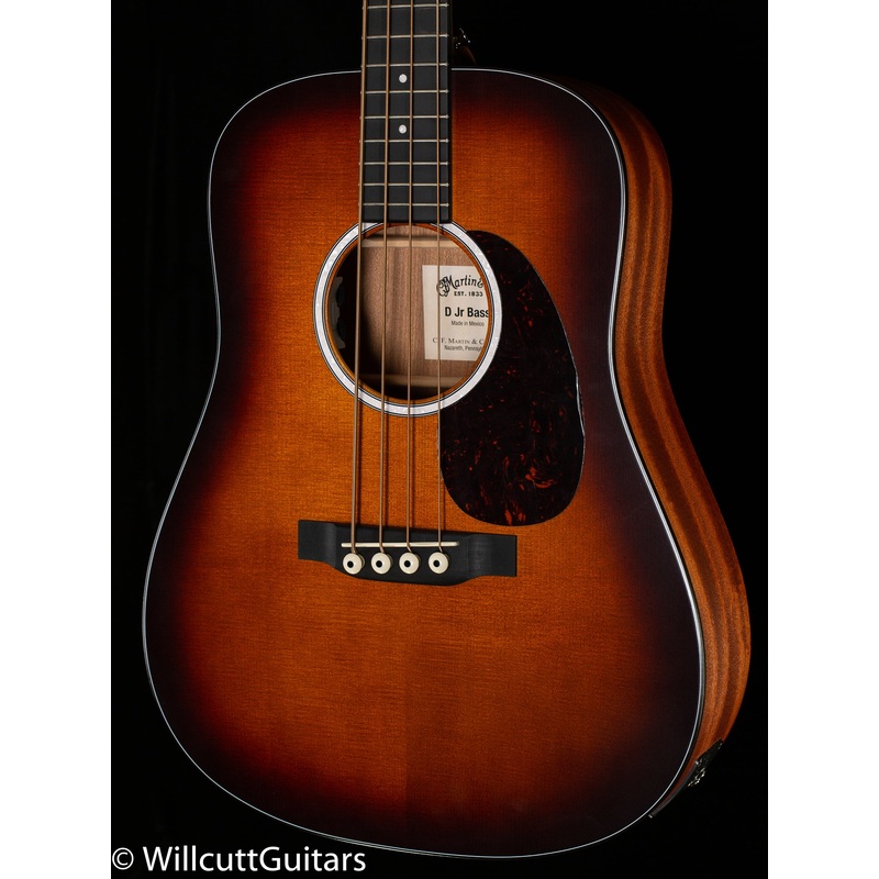 Martin D Jr-10E Bass Satin Sitka/Sapele Burst (332) - ULT975560808694