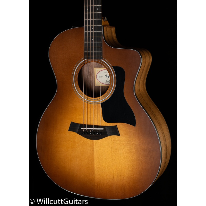 Taylor 114ce-SB Special Edition Walnut/Spruce Satin Sunburst Top (386) - ULT975560809036