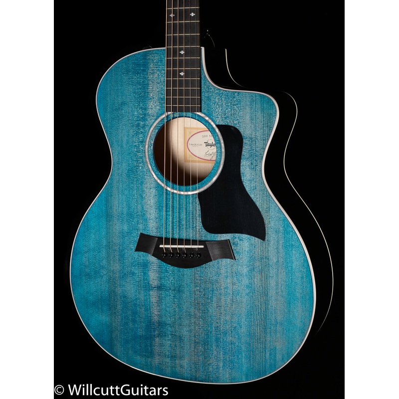 Taylor 214ce DLX LTD Maple/Sitka Trans Blue Top (376) - ULT975560809040