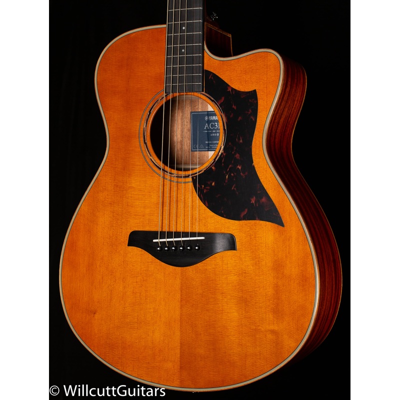 Yamaha AC3M Small Body Cutaway Acoustic Electric Vintage Natural (178) - ULT975560808814