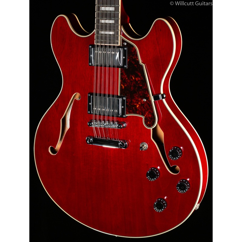 D'Angelico Premier DC12 Trans Wine 12-String (255) - ULT975560808499