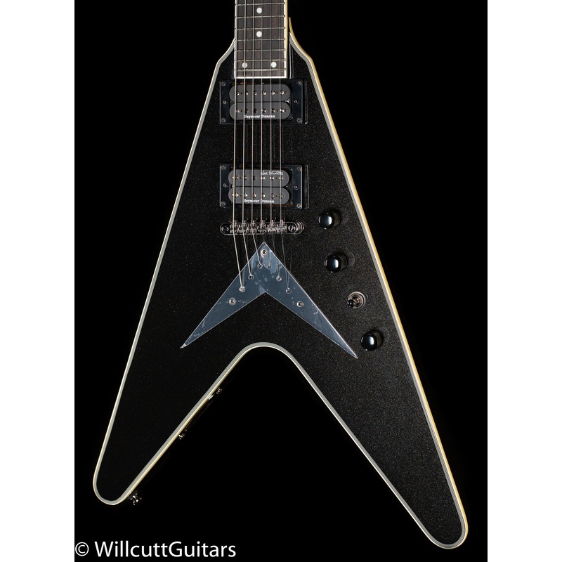 Epiphone Dave Mustaine Flying V Custom Black Metallic (832) - ULT975560808387