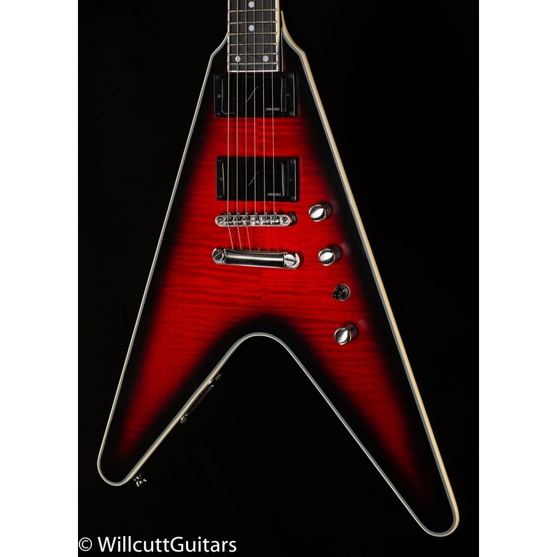 Epiphone Dave Mustaine Prophecy Flying V Aged Dark Red Burst (723) - ULT975560808340