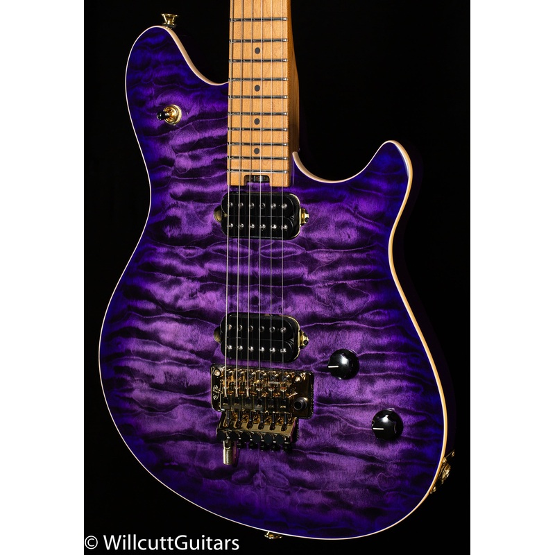 EVH Wolfgang Special QM, Baked Maple Fingerboard, Purple Burst (584) - ULT975560808417