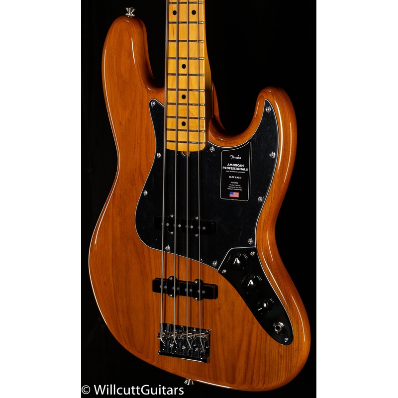 Fender American Professional II Jazz Bass Maple Fingerboard Roasted Pine (822) - ULT975560808320