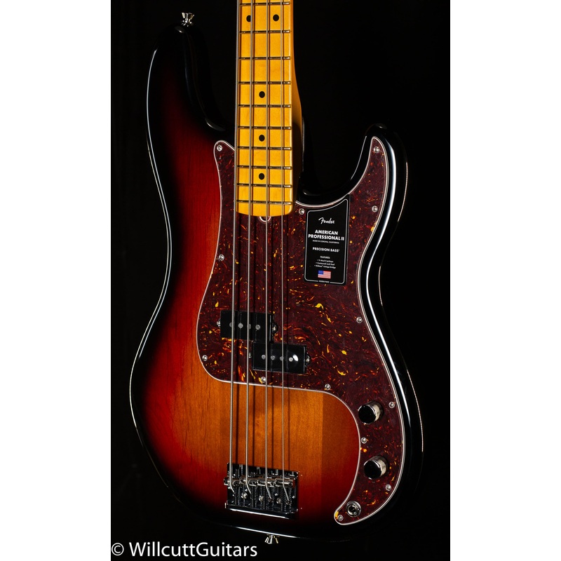 Fender American Professional II Precision Bass Maple Fingerboard 3-Color Sunburst (590) - ULT975560808452