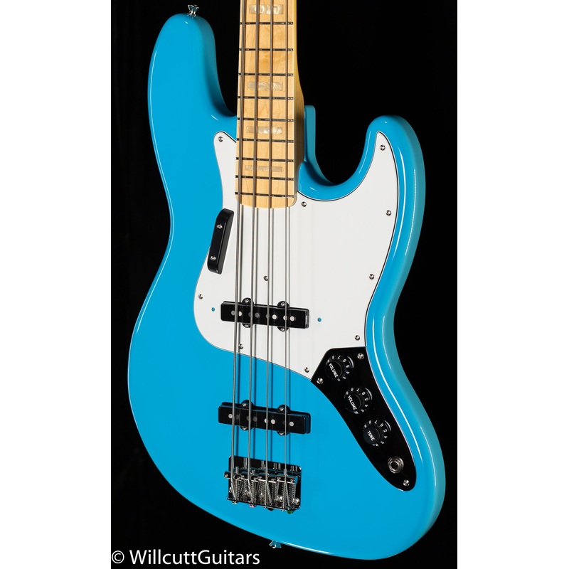 Fender Made in Japan Limited International Color Jazz Bass Maple Fingerboard Maui Blue (640) - ULT975560808265