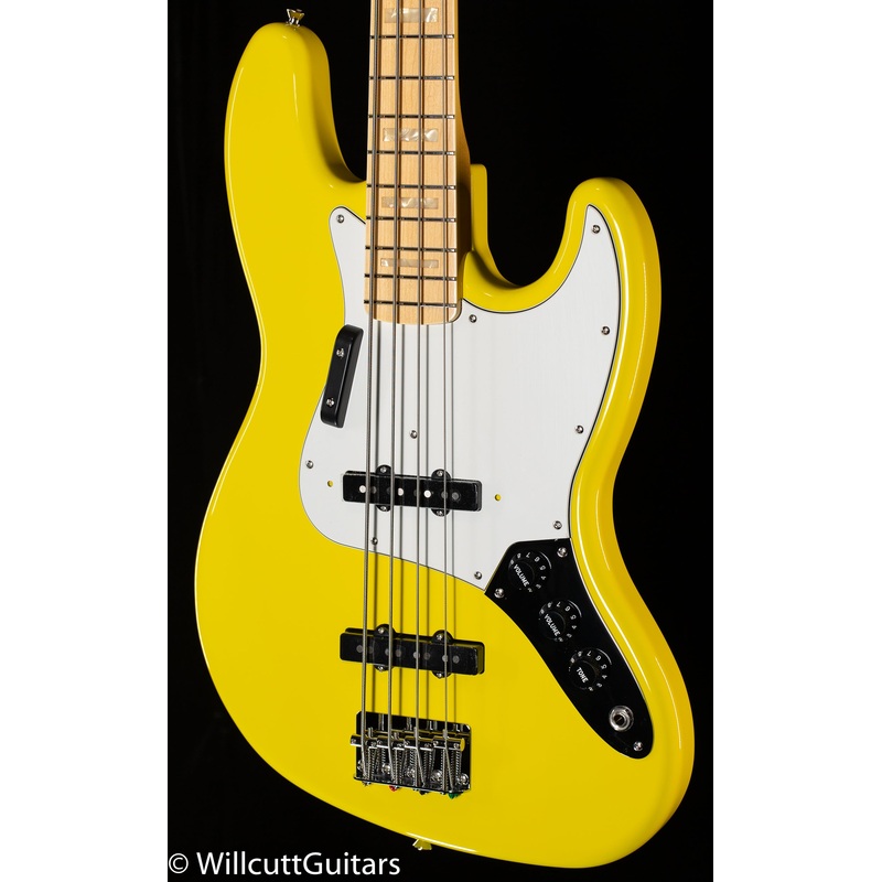 Fender Made in Japan Limited International Color Jazz Bass Maple Fingerboard Monaco Yellow (037) - ULT975560808454