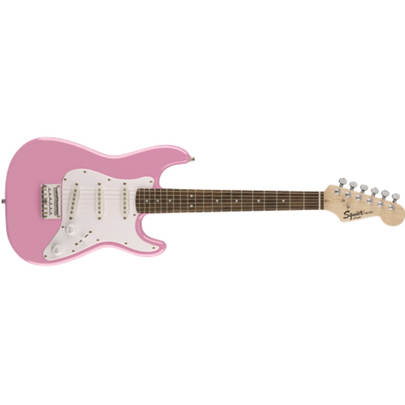 Squier Mini Strat, Rosewood Fingerboard, Pink - ULT975560808309