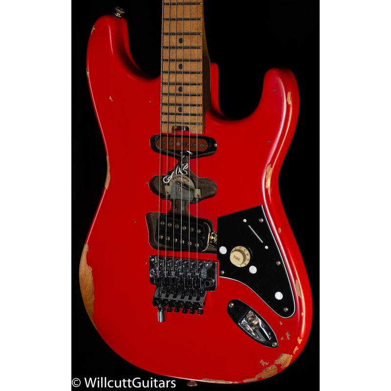 EVH Frankenstein Relic Series Maple Fingerboard Red (705) - ULT975560807851