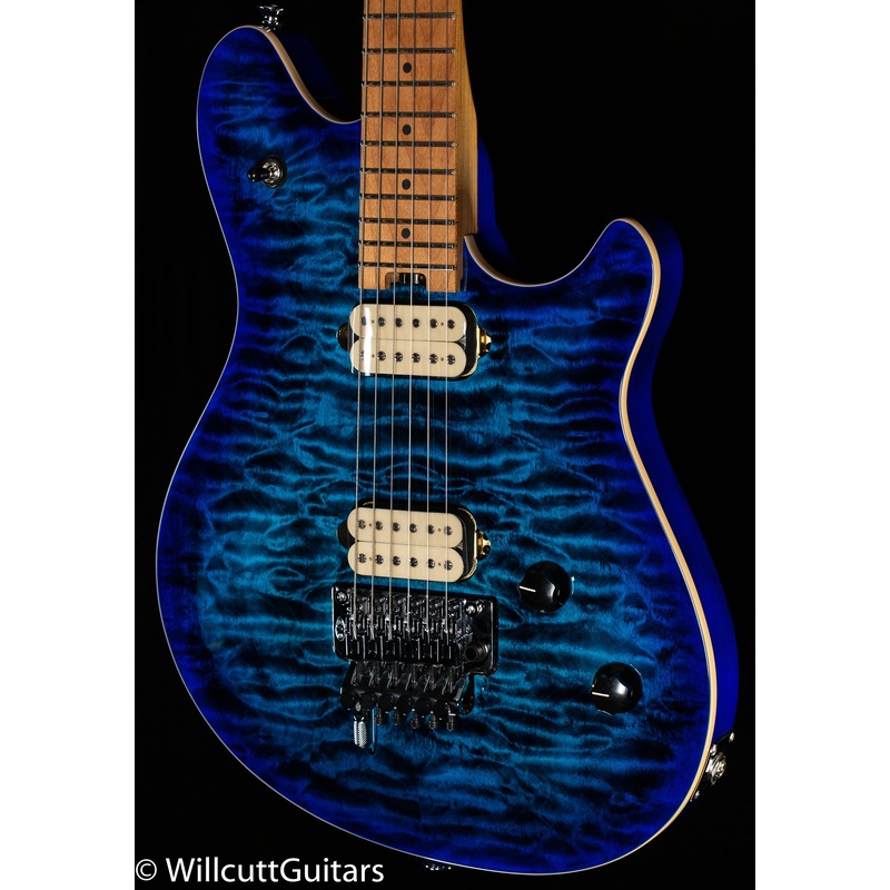 EVH Wolfgang Special QM Baked Maple Fingerboard Chlorine Burst (819) - ULT975560807784