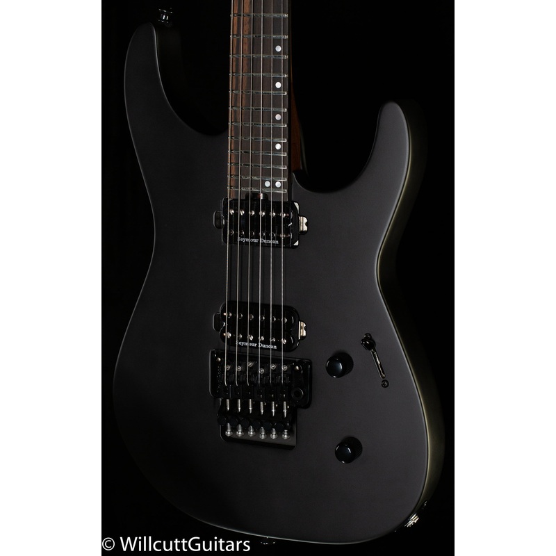 Jackson American Series Virtuoso Streaky Ebony Fingerboard Satin Black (838) - ULT975560807610