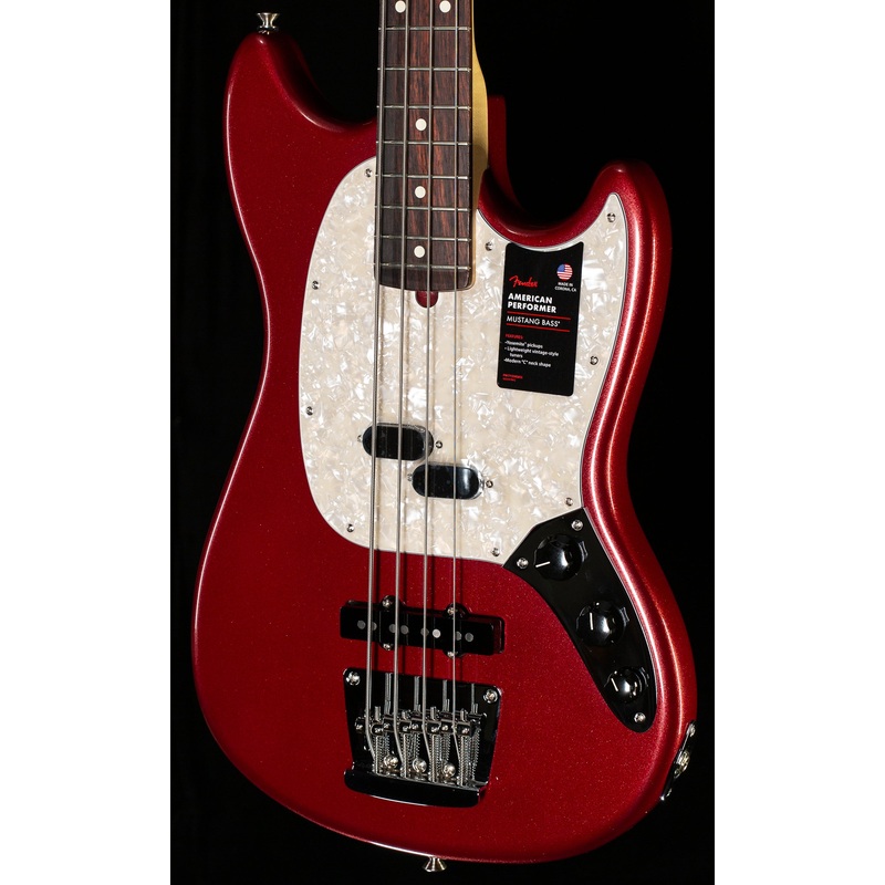 Fender American Performer Mustang Bass Rosewood Fingerboard Aubergine (805) - ULT975560807037