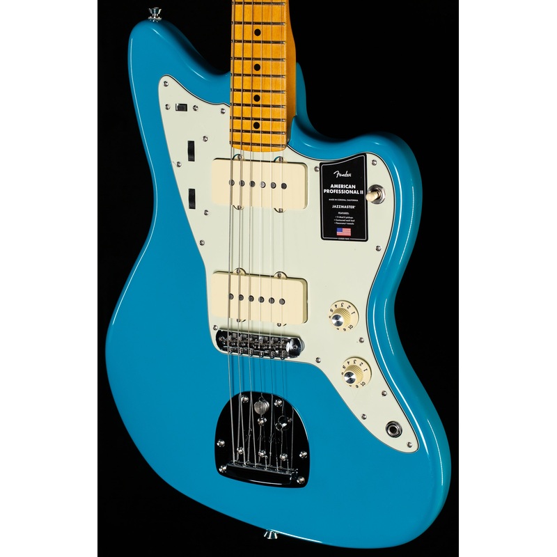 Fender American Professional II Jazzmaster Maple Fingerboard Miami Blue (548) - ULT975560807155