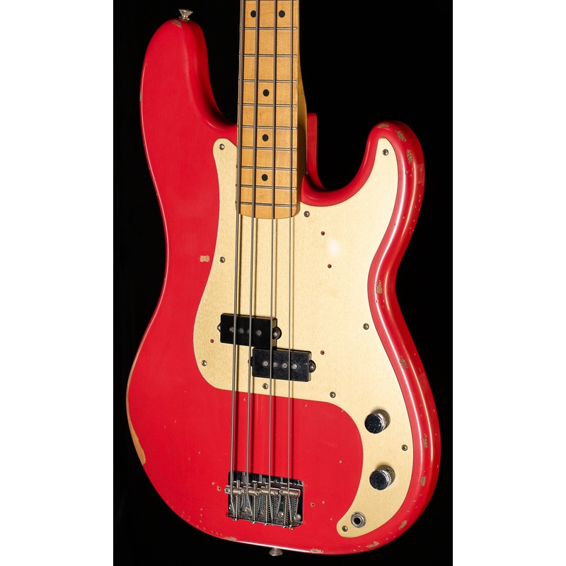 Fender Road Worn 50's Precision Bass Maple Fingerboard Fiesta Red New Old Stock (091) - ULT975560807269
