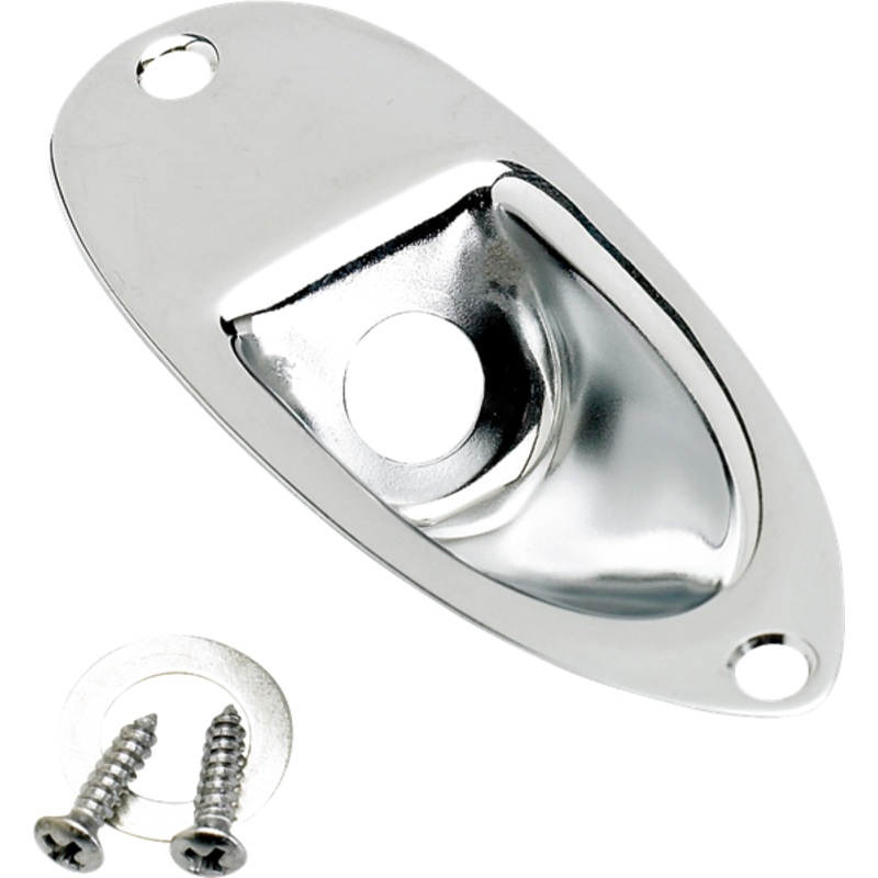 Fender Stratocaster Jack Ferrule (Chrome) - ULT975560807122