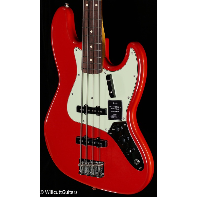 Fender Vintera II '60s Jazz Bass Rosewood Fingerboard Fiesta Red (456) - ULT975560807345