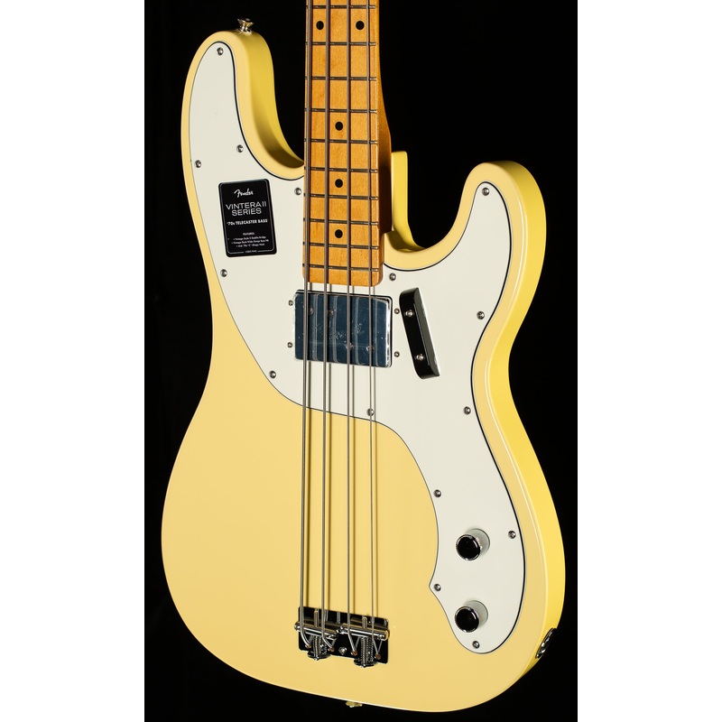 Fender Vintera II '70s Telecaster Bass Maple Fingerboard Vintage White (096) - ULT975560806955