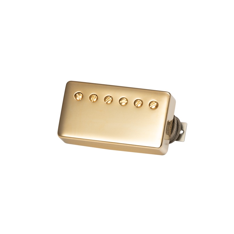 Gibson Custombucker Underwound (Double black, Gold Cover, 2-conductor, Unpotted, 7.2k, Alnico 3) - ULT975560807357