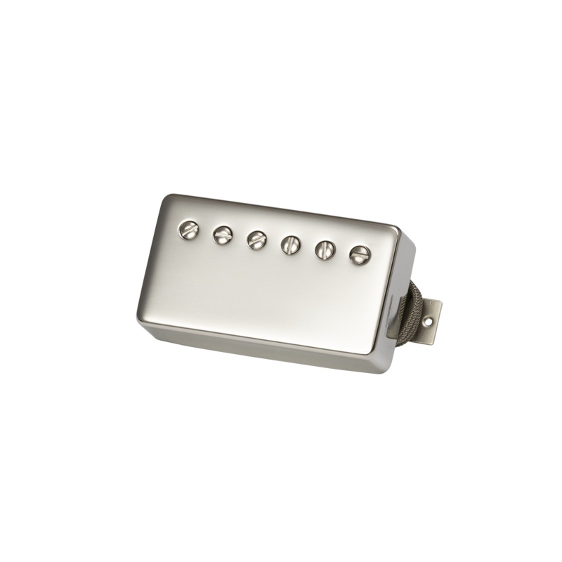 Gibson Custombucker Underwound (Double black, Nickel Cover, 2-conductor, Unpotted, 7.2k, Alnico 3) - ULT975560807351