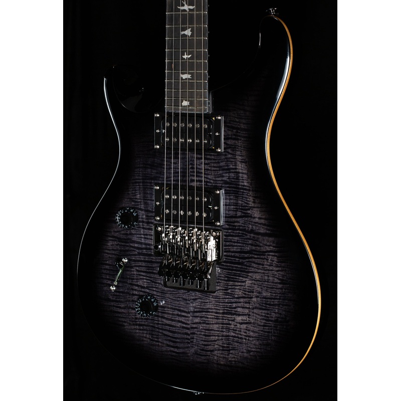 PRS SE Custom 24 "Floyd" Charcoal Burst Lefty (616) - ULT975560807332