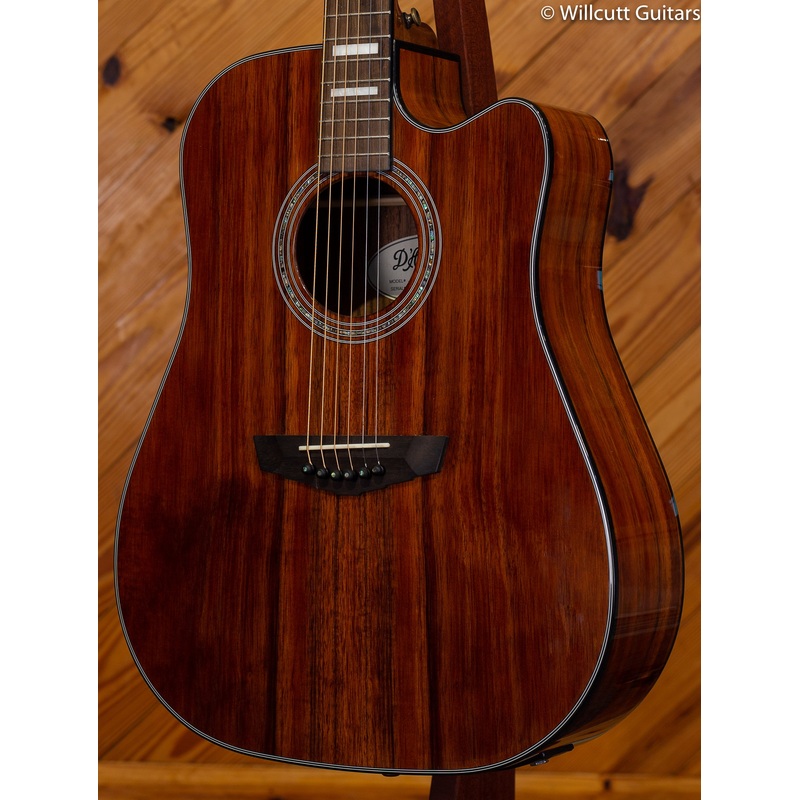 D'Angelico Premier Bowery Acoustic Koa Natural DEMO - ULT975560806304