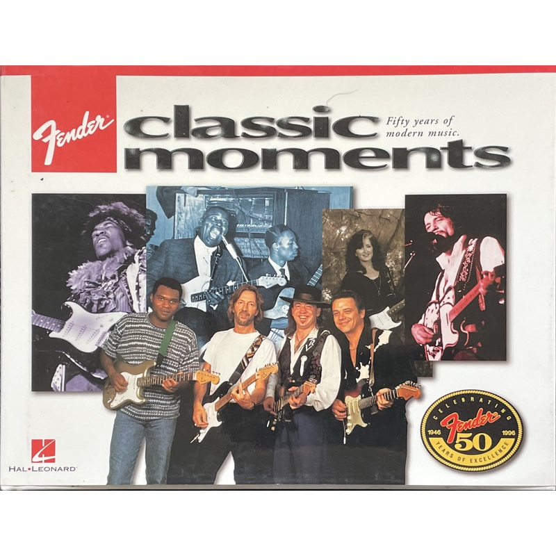 Fender Classic Moments Fifty Years of Modern Music Book - ULT975560806165