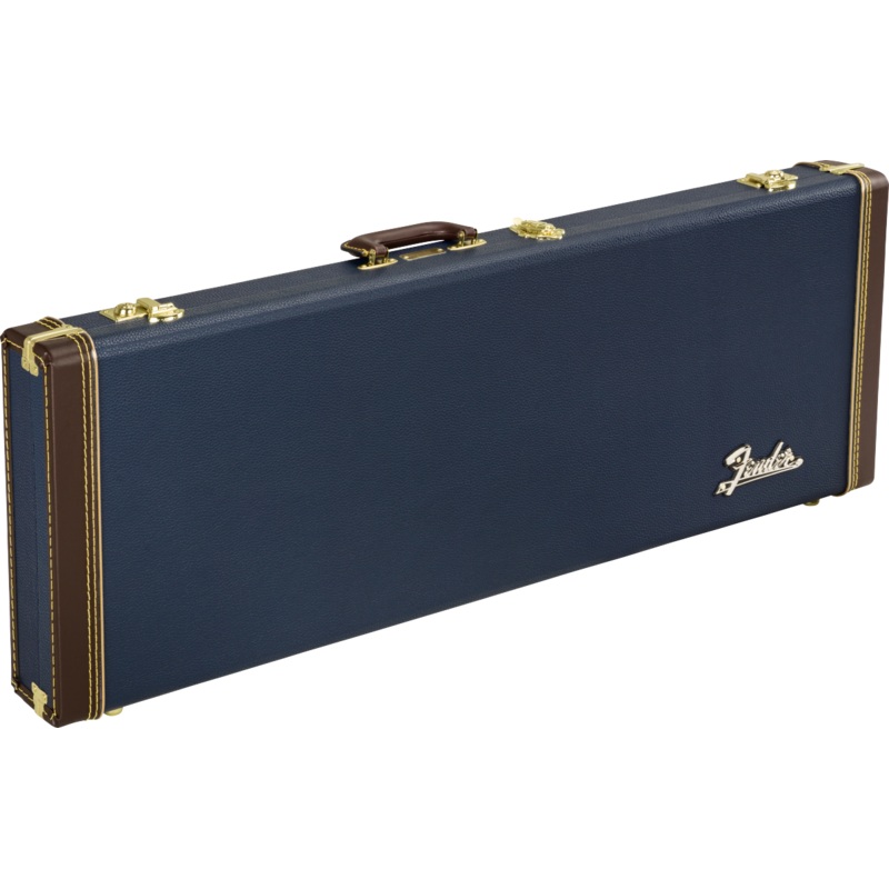 Fender Classic Series Wood Case Strat/Tele, Navy Blue DEMO - ULT975560806134