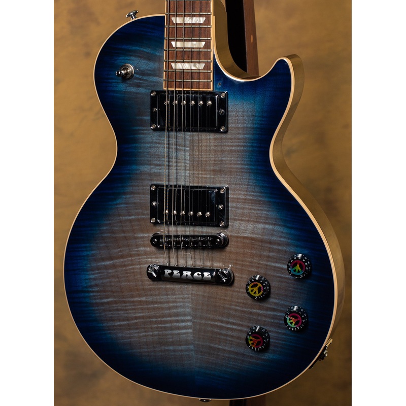 2014 Gibson Les Paul Peace Tranquility Blue Burst - ULT975560805528