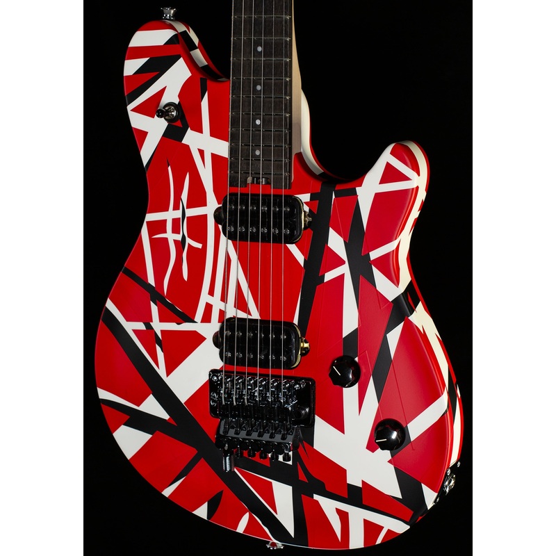 EVH Wolfgang Special Striped Series Red, Black, and White (942) - ULT975560805427